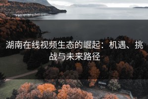 湖南在线视频生态的崛起：机遇、挑战与未来路径